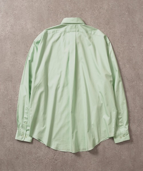 BRICK & SONS（ブリックアンドサンズ）の「オーバーサイズ ブロードシャツ＜ミント＞（シャツ/ブラウス・メンズ・ミント・LL/M/L）」の6枚目の写真