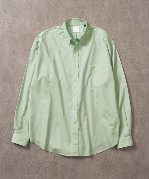 BRICK & SONS（ブリックアンドサンズ）の「オーバーサイズ ブロードシャツ＜ミント＞（シャツ/ブラウス・メンズ・ミント・LL/M/L）」の17枚目の写真