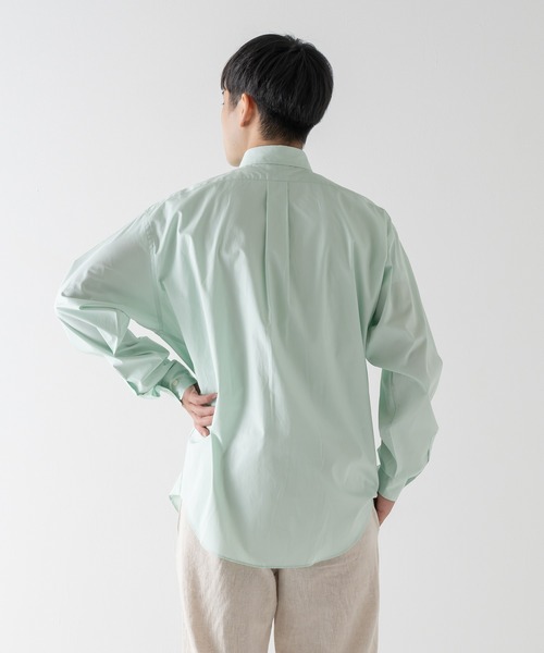 BRICK & SONS（ブリックアンドサンズ）の「オーバーサイズ ブロードシャツ＜ミント＞（シャツ/ブラウス・メンズ・ミント・LL/M/L）」の22枚目の写真