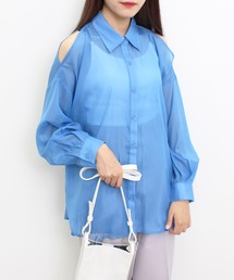 INGNI | 肩スリットシアー／シャツ(シャツ/ブラウス)