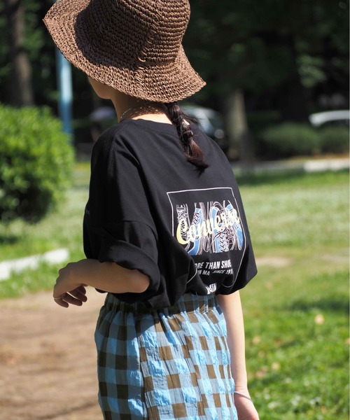 CONVERSE(コンバース)の「【CONVERSE】コンバースオールスター バックプリントビッグTee(Tシャツ/カットソー・レディース・ホワイト/ブラック/ベージュ/ホワイト系その他/ブラック系その他/ベージュ系その他・M)」の20枚目の写真
