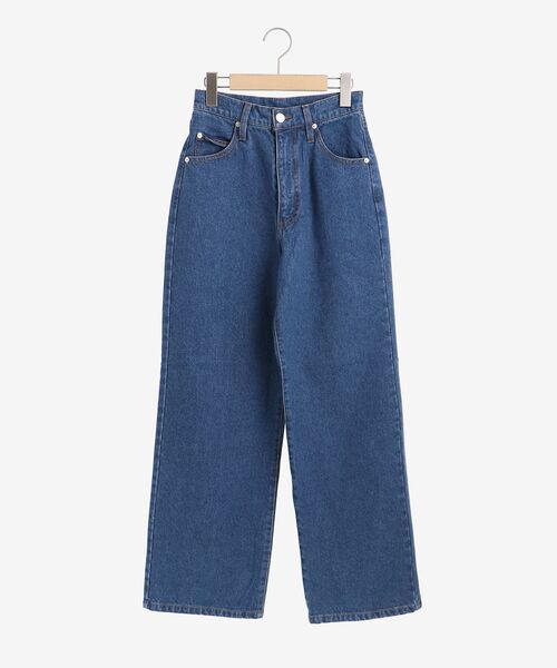 MAJESTIC LEGON(マジェスティックレゴン)の「デニムワイドパンツ(デニムパンツ・レディース・サックスブルー/ブルー・SMALL/MEDIUM)」の20枚目の写真