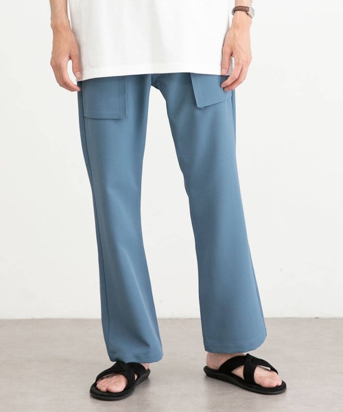 URBAN RESEARCH（アーバンリサーチ）の「URBAN RESEARCH iD　ポリエステルツイルブーツカットパンツ（その他パンツ・メンズ・ブラック/ラベンダー/ブルー系その他・MEDIUM/LARGE）」の11枚目の写真