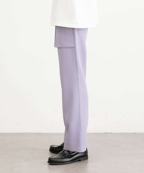 URBAN RESEARCH（アーバンリサーチ）の「URBAN RESEARCH iD　ポリエステルツイルブーツカットパンツ（その他パンツ・メンズ・ブラック/ラベンダー/ブルー系その他・MEDIUM/LARGE）」の15枚目の写真