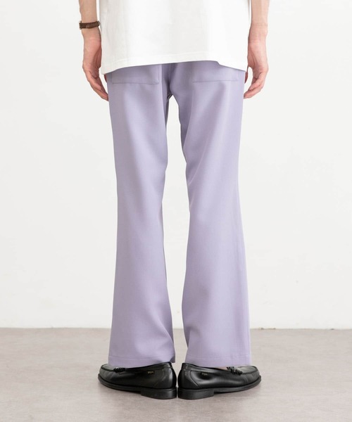 URBAN RESEARCH（アーバンリサーチ）の「URBAN RESEARCH iD　ポリエステルツイルブーツカットパンツ（その他パンツ・メンズ・ブラック/ラベンダー/ブルー系その他・MEDIUM/LARGE）」の16枚目の写真