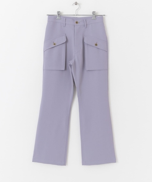 URBAN RESEARCH（アーバンリサーチ）の「URBAN RESEARCH iD　ポリエステルツイルブーツカットパンツ（その他パンツ・メンズ・ブラック/ラベンダー/ブルー系その他・MEDIUM/LARGE）」の22枚目の写真