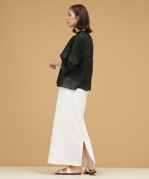 LB.03/ジャージーキルトタイトスカート