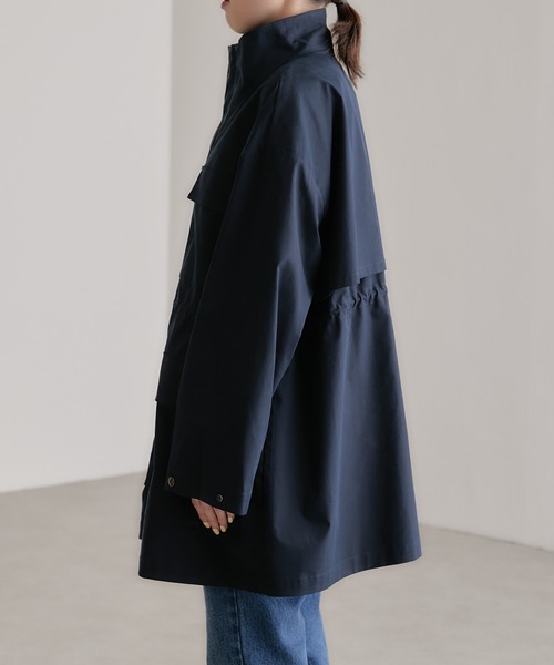 COLLAGE GALLARDAGALANTE(コラージュガリャルダガランテ)の「【OT】オトナミリタリーコート/コンバットコート(ミリタリージャケット・レディース・ネイビー/カーキ・FREE)」の6枚目の写真