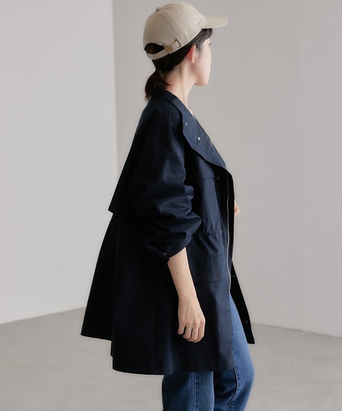 COLLAGE GALLARDAGALANTE(コラージュガリャルダガランテ)の「【OT】オトナミリタリーコート/コンバットコート(ミリタリージャケット・レディース・ネイビー/カーキ・FREE)」の9枚目の写真