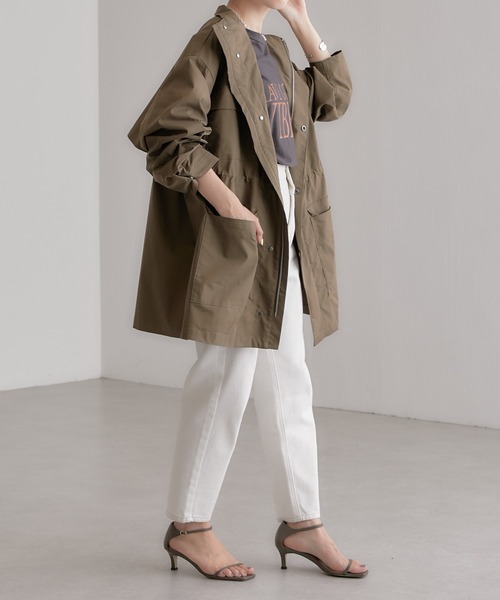 COLLAGE GALLARDAGALANTE(コラージュガリャルダガランテ)の「【OT】オトナミリタリーコート/コンバットコート(ミリタリージャケット・レディース・ネイビー/カーキ・FREE)」の5枚目の写真