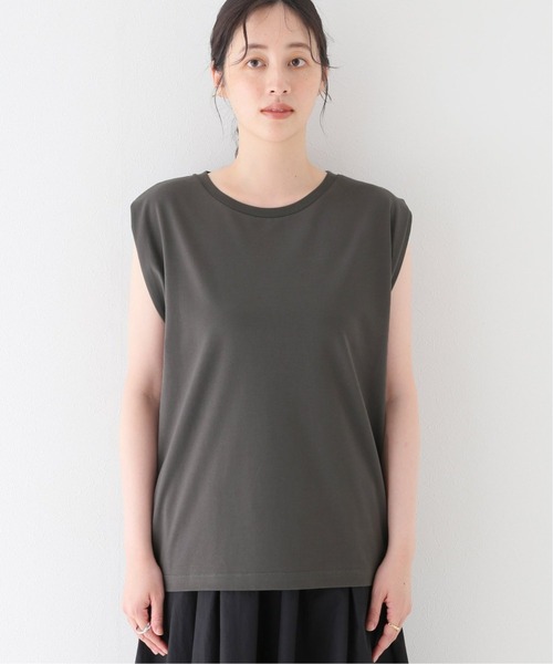 JOURNAL STANDARD relume(ジャーナルスタンダード レリューム)の「《追加》汗染み防止フレンチスリーブTEE(Tシャツ/カットソー・レディース・ホワイト/チャコールグレー/ブラック/ブラウン/オレンジ・FREE)」の14枚目の写真
