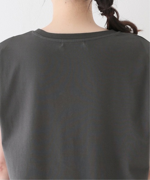JOURNAL STANDARD relume(ジャーナルスタンダード レリューム)の「《追加》汗染み防止フレンチスリーブTEE(Tシャツ/カットソー・レディース・ホワイト/チャコールグレー/ブラック/ブラウン/オレンジ・FREE)」の9枚目の写真