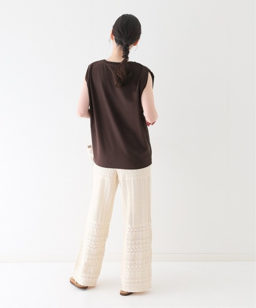 JOURNAL STANDARD relume(ジャーナルスタンダード レリューム)の「《追加》汗染み防止フレンチスリーブTEE(Tシャツ/カットソー・レディース・ホワイト/チャコールグレー/ブラック/ブラウン/オレンジ・FREE)」の19枚目の写真