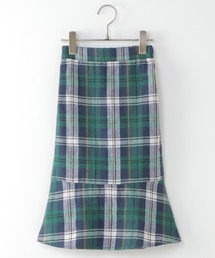 ikka（イッカ）の「【キッズ】チェック柄マーメードスカート（120~160cm）（スカート・キッズ）」