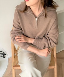 WEGO | WEGO/ハーフジップニットプルオーバー(ニット/セーター)