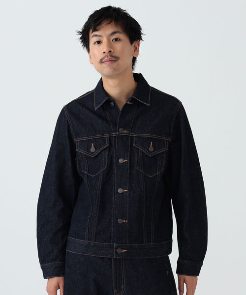BEAMS（ビームス）の「BEAMS / 3D カット デニム ジャケット（デニムジャケット・メンズ・インディゴブルー/ワンウォッシュ・M/S/XL/L）」の2枚目の写真