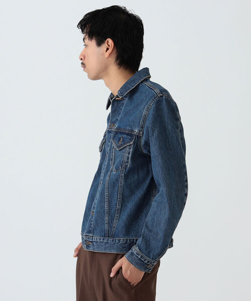 BEAMS（ビームス）の「BEAMS / 3D カット デニム ジャケット（デニムジャケット・メンズ・インディゴブルー/ワンウォッシュ・M/S/XL/L）」の8枚目の写真