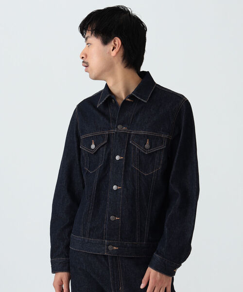 BEAMS（ビームス）の「BEAMS / 3D カット デニム ジャケット（デニムジャケット・メンズ・インディゴブルー/ワンウォッシュ・M/S/XL/L）」の17枚目の写真