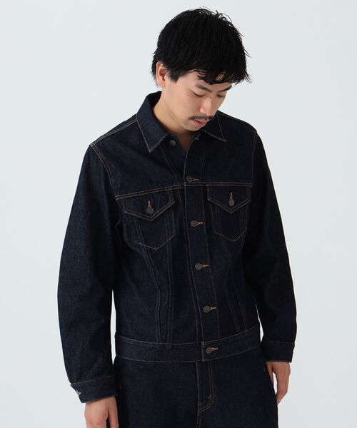 BEAMS（ビームス）の「BEAMS / 3D カット デニム ジャケット（デニムジャケット・メンズ・インディゴブルー/ワンウォッシュ・M/S/XL/L）」の6枚目の写真
