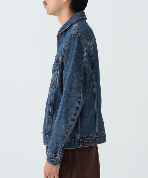 BEAMS（ビームス）の「BEAMS / 3D カット デニム ジャケット（デニムジャケット・メンズ・インディゴブルー/ワンウォッシュ・M/S/XL/L）」の4枚目の写真