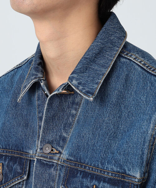 BEAMS（ビームス）の「BEAMS / 3D カット デニム ジャケット（デニムジャケット・メンズ・インディゴブルー/ワンウォッシュ・M/S/XL/L）」の16枚目の写真