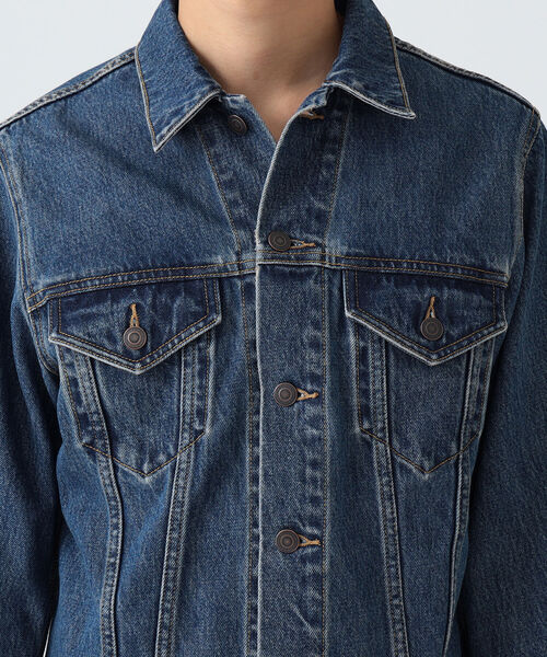 BEAMS（ビームス）の「BEAMS / 3D カット デニム ジャケット（デニムジャケット・メンズ・インディゴブルー/ワンウォッシュ・M/S/XL/L）」の9枚目の写真