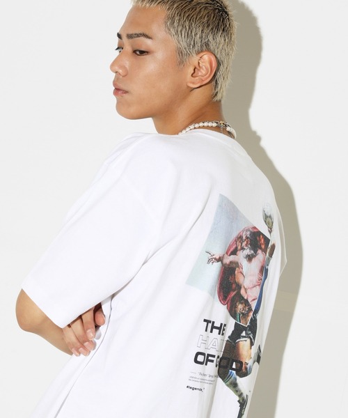 LEGENDA（レジェンダ）の「レジェンダ MUSEUM THE HAND OF GOD Tシャツ / LEGENDA MUSEUM THE HAND OF GOD T-Shirt（Tシャツ/カットソー・メンズ・ブラック/ホワイト・FREE）」の9枚目の写真