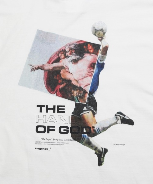 LEGENDA（レジェンダ）の「レジェンダ MUSEUM THE HAND OF GOD Tシャツ / LEGENDA MUSEUM THE HAND OF GOD T-Shirt（Tシャツ/カットソー・メンズ・ブラック/ホワイト・FREE）」の11枚目の写真