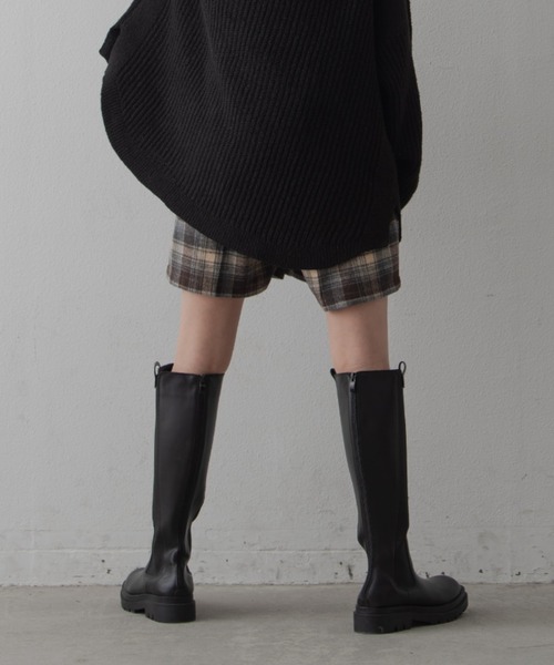 Shelly island（シェリーアイランド）の「【足をすっきり魅せる程よい丈感】ショートパンツ（その他パンツ・レディース・ブラック/ブラウン/その他・M）」の17枚目の写真