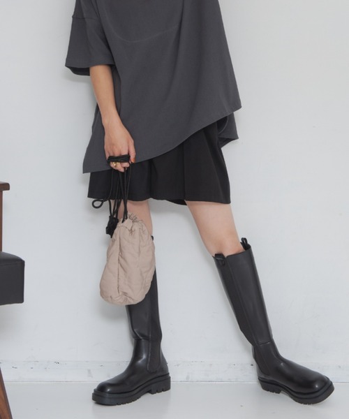 Shelly island（シェリーアイランド）の「【足をすっきり魅せる程よい丈感】ショートパンツ（その他パンツ・レディース・ブラック/ブラウン/その他・M）」の20枚目の写真