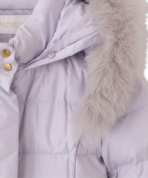 PROPORTION BODY DRESSING（プロポーションボディドレッシング）の「リボンベルト付きロングダウン / 1212252006（ダウンジャケット/コート・レディース・ネイビー/グレー/ブラック・X-SMALL/MEDIUM/SMALL）」の19枚目の写真