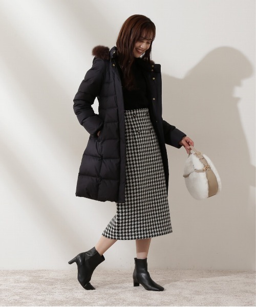 PROPORTION BODY DRESSING（プロポーションボディドレッシング）の「リボンベルト付きロングダウン / 1212252006（ダウンジャケット/コート・レディース・ネイビー/グレー/ブラック・X-SMALL/MEDIUM/SMALL）」の5枚目の写真