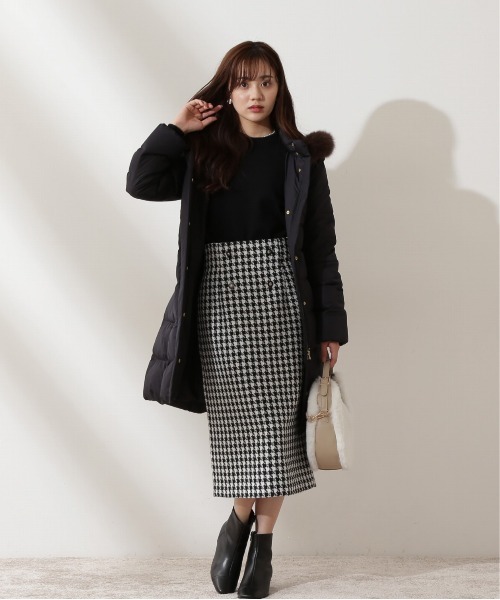 PROPORTION BODY DRESSING（プロポーションボディドレッシング）の「リボンベルト付きロングダウン / 1212252006（ダウンジャケット/コート・レディース・ネイビー/グレー/ブラック・X-SMALL/MEDIUM/SMALL）」の6枚目の写真