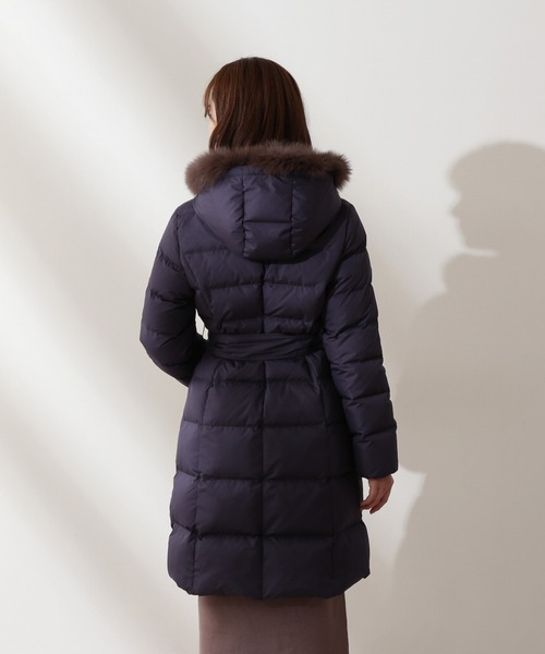 PROPORTION BODY DRESSING（プロポーションボディドレッシング）の「リボンベルト付きロングダウン / 1212252006（ダウンジャケット/コート・レディース・ネイビー/グレー/ブラック・X-SMALL/MEDIUM/SMALL）」の10枚目の写真