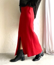 She's Closet（シーズクローゼット）の「前後2wayスリット入りハイウエストタイトニットロングナロースカート（スカート）」