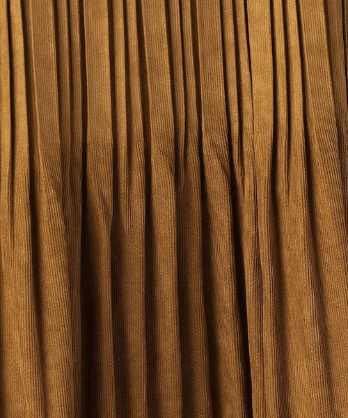 Grand PARK（グランドパーク）の「極細　ミジンコールスカート（スカート・レディース・ネイビー/グレー/カーキ/オレンジ/マスタード・FREE）」の11枚目の写真