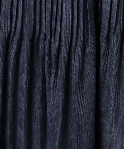 Grand PARK（グランドパーク）の「極細　ミジンコールスカート（スカート・レディース・ネイビー/グレー/カーキ/オレンジ/マスタード・FREE）」の15枚目の写真