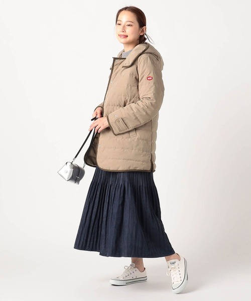 Grand PARK（グランドパーク）の「極細　ミジンコールスカート（スカート・レディース・ネイビー/グレー/カーキ/オレンジ/マスタード・FREE）」の20枚目の写真