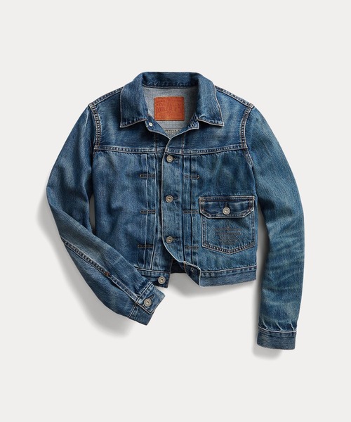 クロップド デニム ジャケット（デニムジャケット）｜RRL