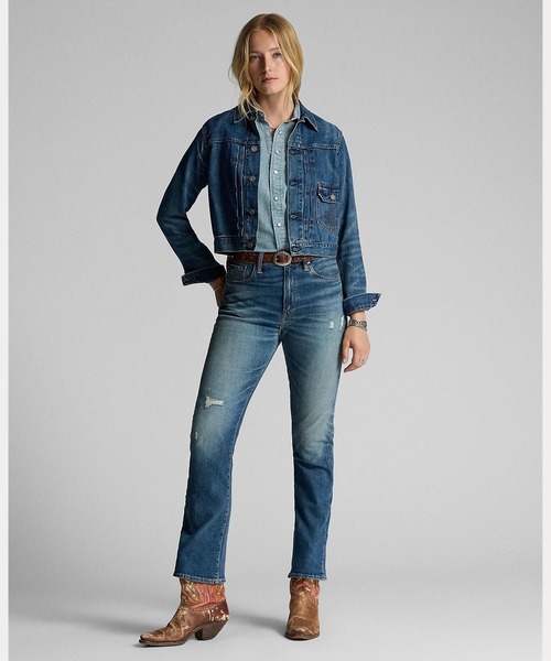 クロップド デニム ジャケット（デニムジャケット）｜RRL