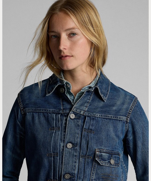 極美品！RRLデニムジャケット クロップド デニム ジャケット（デニムジャケット）｜RRL