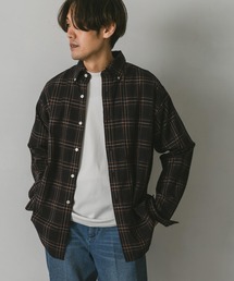 URBAN RESEARCH DOORS | ツイルチェックボタンダウンシャツ(シャツ/ブラウス)
