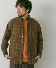 URBAN RESEARCH DOORS | ツイルチェックボタンダウンシャツ(シャツ/ブラウス)