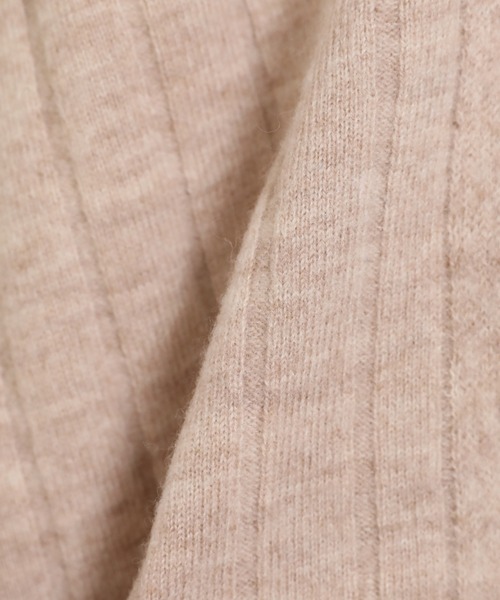 YVON(イヴォン)の「ワイドリブニットパンツ(その他パンツ・レディース・ベージュ/モカ・9号)」の10枚目の写真