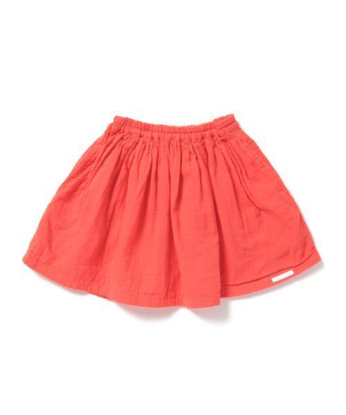 こども ビームス(コドモビームス)の「◎◎こども ビームス / "Daily Cut" Wガーゼ スカート (90~140cm)(スカート・キッズ・レッド系その他/ミント/ネイビー・L(130-140cm)/M(110-120cm)/S(90-100cm))」の1枚目の写真