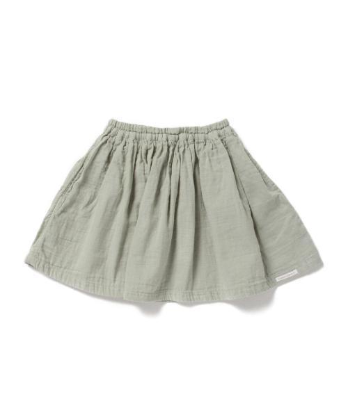 こども ビームス(コドモビームス)の「◎◎こども ビームス / "Daily Cut" Wガーゼ スカート (90~140cm)(スカート・キッズ・レッド系その他/ミント/ネイビー・L(130-140cm)/M(110-120cm)/S(90-100cm))」の2枚目の写真
