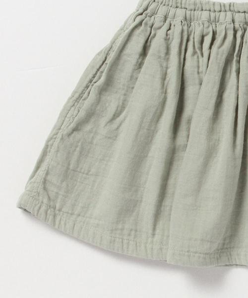 こども ビームス(コドモビームス)の「◎◎こども ビームス / "Daily Cut" Wガーゼ スカート (90~140cm)(スカート・キッズ・レッド系その他/ミント/ネイビー・L(130-140cm)/M(110-120cm)/S(90-100cm))」の4枚目の写真