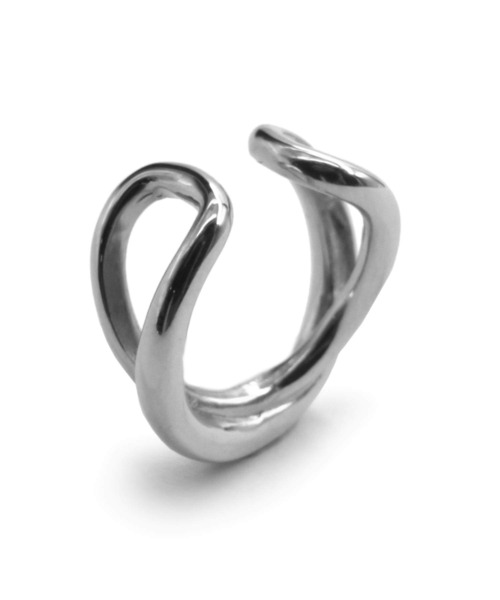 LHME(エルエイチエムイー)の「【WEB限定】”Atrium”ブランチダブルイヤーカフ/サージカルステンレス(金属アレルギー対応)【LHME / エルエイチエムイー】(イヤーカフ・レディース・シルバー/ゴールド・ONE SIZE)」の3枚目の写真