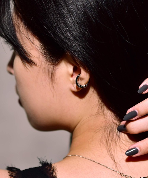 LHME(エルエイチエムイー)の「【WEB限定】”Atrium”ブランチダブルイヤーカフ/サージカルステンレス(金属アレルギー対応)【LHME / エルエイチエムイー】(イヤーカフ・レディース・シルバー/ゴールド・ONE SIZE)」の14枚目の写真