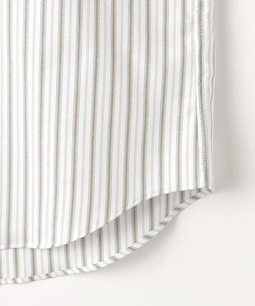 green label relaxing(グリーンレーベルリラクシング)の「オックス ストライプ バンドカラー シャツ -防シワ-(シャツ/ブラウス・メンズ・ホワイト/ベージュ/ロイヤルブルー・M/L/XL/S)」の17枚目の写真